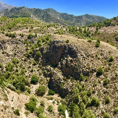 Axarquia , Frigiliana, Terraza Privada Con Vistas A La Montana Rio Y Al Mar * Frigiliana