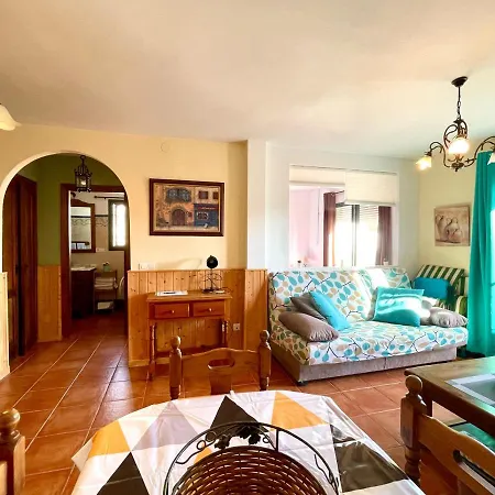Axarquia , Frigiliana, Terraza Privada Con Vistas A La Montana Rio Y Al Mar *
