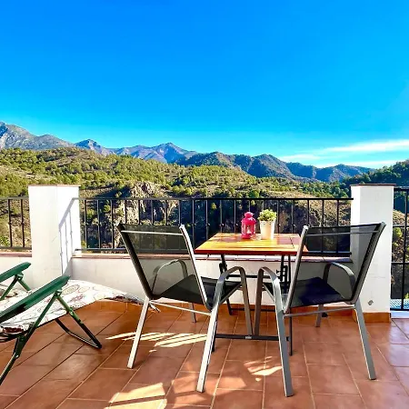 Apartment Axarquia , Frigiliana, Terraza Privada Con Vistas A La Montana Rio Y Al Mar