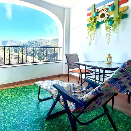 Apartment Axarquia , Frigiliana, Terraza Privada Con Vistas A La Montana Rio Y Al Mar Frigiliana