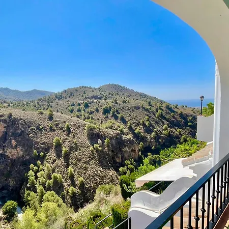 Apartment Axarquia , Frigiliana, Terraza Privada Con Vistas A La Montana Rio Y Al Mar Frigiliana