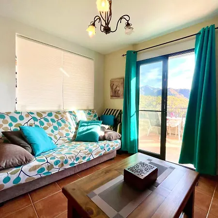 아파트 Axarquia , Frigiliana, Terraza Privada Con Vistas A La Montana Rio Y Al Mar