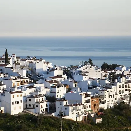 Axarquia , Frigiliana, Terraza Privada Con Vistas A La Montana Rio Y Al Mar