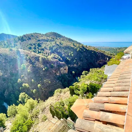 Axarquia , Frigiliana, Terraza Privada Con Vistas A La Montana Rio Y Al Mar 아파트 프리질리아나