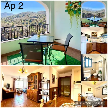 Apartament Axarquia , Frigiliana, Terraza Privada Con Vistas A La Montana Rio Y Al Mar *