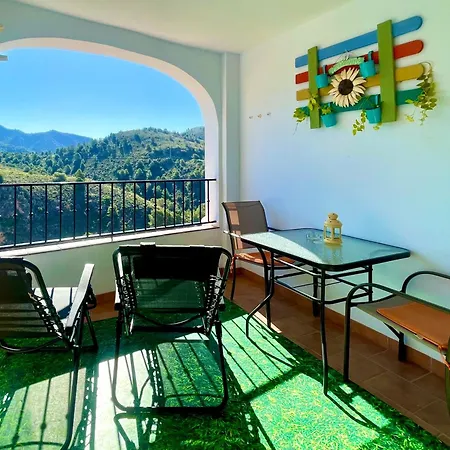 Apartment Axarquia , Frigiliana, Terraza Privada Con Vistas A La Montana Rio Y Al Mar