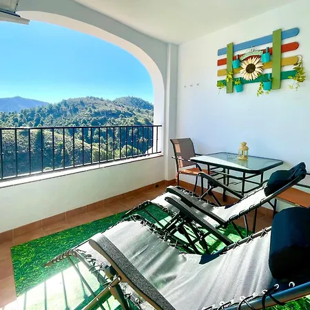 Apartament Axarquia , Frigiliana, Terraza Privada Con Vistas A La Montana Rio Y Al Mar Frigiliana
