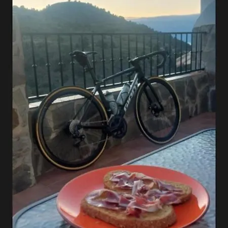Axarquia , Frigiliana, Terraza Privada Con Vistas A La Montana Rio Y Al Mar 프리질리아나